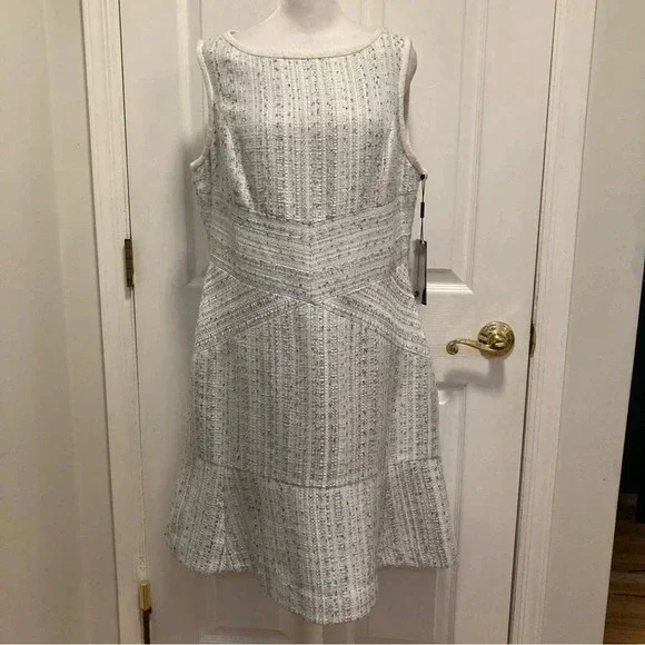 jc penney blue dress Logo Knit Dress | Kentucky Blue Women's Dress | KARL LAGERFELD main image 0